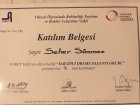 Uzman Dil ve Konuşma Terapisti Seher Sönmez Psikolojik Danışman sertifikası