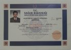 Doç. Dr. Eren Çetin Akupunktur sertifikası