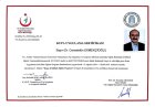 Dr. Cemalettin Ekmekcioğlu Geleneksel ve Tamamlayıcı Tıp sertifikası