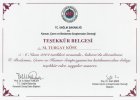 Uzm. Dyt. Turgay Köse Diyetisyen sertifikası
