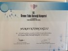 Op. Dr. Nuray Kitapçıoğlu Kadın Hastalıkları ve Doğum sertifikası