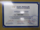Dr. Öğr. Üyesi Eser Ağar Kadın Hastalıkları ve Doğum sertifikası