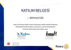 Uzm. Psk. Dan. Mehmet Gök Psikoloji sertifikası