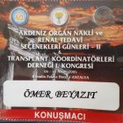 Prof. Dr. Ömer Bayezid Kalp Damar Cerrahisi sertifikası