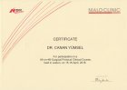Dt. Canan Yümsel Diş Hekimi sertifikası