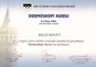 Uzm. Dr. Melis Mosavi Dermatoloji sertifikası