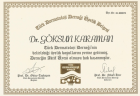 Prof. Dr. Göksun Karaman Dermatoloji sertifikası