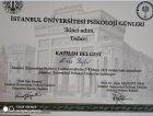 Psk. Enes Bilgi Psikoloji sertifikası