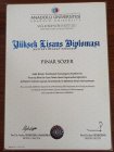 Uzm. Dyt. Pınar Sözer Diyetisyen sertifikası