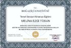 Dyt. Melina Ezgi Tosun Diyetisyen sertifikası