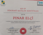 Uzm. Psk. Dan. Pınar ELÇİ Psikoloji sertifikası