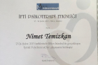 Uzm. Psk. Nimet Temizkan Psikoloji sertifikası