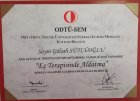 Uzm. Kl. Psk. Gülşah Sütlüoğlu Psikoloji sertifikası