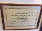 Prof. Dr. Kaya Özkuş Akupunktur sertifikası