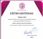 Psk. Büşra Gök Psikoloji sertifikası