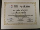 Uzm. Kl. Psk. Damla Kuran Psikoloji sertifikası