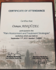 Uzm. Dr. Osman Adıgüzel Fiziksel Tıp ve Rehabilitasyon sertifikası