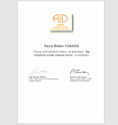 Doç. Dr. Bahar Göktürk Çocuk Sağlığı ve Hastalıkları sertifikası
