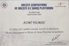 Uzm. Dyt. Azmi Yılmaz Diyetisyen sertifikası