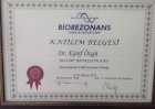 Dr. Mehmet Eşref Özgü Geleneksel ve Tamamlayıcı Tıp sertifikası
