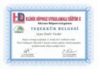 Uzm.Dr. Ender Vardar Psikoloji sertifikası