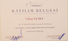 Uzm. Dr. Vildan Hacıfettahoğlu Geleneksel ve Tamamlayıcı Tıp sertifikası