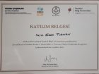 Klinik Psikolog  Aişe Seda Turhan Psikoloji sertifikası