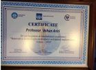 Uzm. Dr. Dt. Volkan Arıcı Diş Hekimi sertifikası
