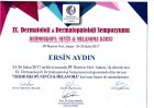 Uzm. Dr. Ersin Aydın Dermatoloji sertifikası