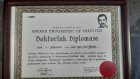 Op. Dr. Asil Yılmaz Genel Cerrahi sertifikası