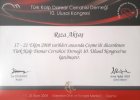 Op. Dr. Rıza Aktaş Kalp Damar Cerrahisi sertifikası
