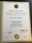Uzm. Kl. Psk. İhsan Onur Kızılkan Psikoloji sertifikası