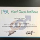Uzm. Kl. Psk. İhsan Onur Kızılkan Psikoloji sertifikası