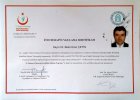 Doç. Dr. Eren Çetin Radyasyon Onkolojisi sertifikası