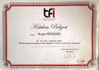 Dt. Begüm Müderris Diş Hekimi sertifikası