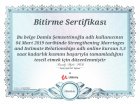 Uzm. Kl. Psk. Damla Şemsettinoğlu Psikoloji sertifikası