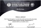 Prof. Dr. Tolga Akman Üroloji sertifikası