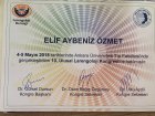 Uzman Dil ve Konuşma Terapisti Elif Aybeniz Özmet Dil Konuşma Bozuklukları sertifikası