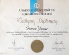 Uzm. Dyt. Gonca Yaşar Diyetisyen sertifikası