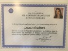Uzm. Dr. Dt. Cansu Bilginer Kılıç Diş Hekimi sertifikası