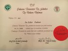 Prof. Dr. İsa Aykut Özdemir Kadın Hastalıkları ve Doğum sertifikası