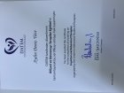 Uzm. Psk. Dan. Aydın Deniz Yüce Psikoloji sertifikası