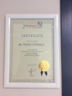 Dr. Dt. Yeşim Tüfekçi Hemiş Diş Hekimi sertifikası