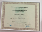 Op. Dr. Sıtkı Kuşkaya Ortopedi ve Travmatoloji sertifikası