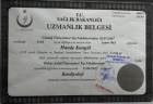 Uzm. Dr. Hande Kangül Kardiyoloji sertifikası