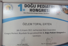 Uzm. Dr. Özlem Topal Erten Çocuk Sağlığı ve Hastalıkları sertifikası
