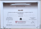 Uzm. Psk. Dan. Nida Reis Psikolojik Danışman sertifikası
