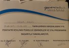 Uzm. Kl. Psk. Sena Yunus Tozan Psikoloji sertifikası