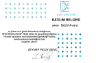 Dyt. Betül Gök Diyetisyen sertifikası