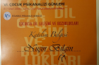 Uzm. Dr. Nuşin Bilgin Çocuk ve Ergen Psikiyatristi sertifikası